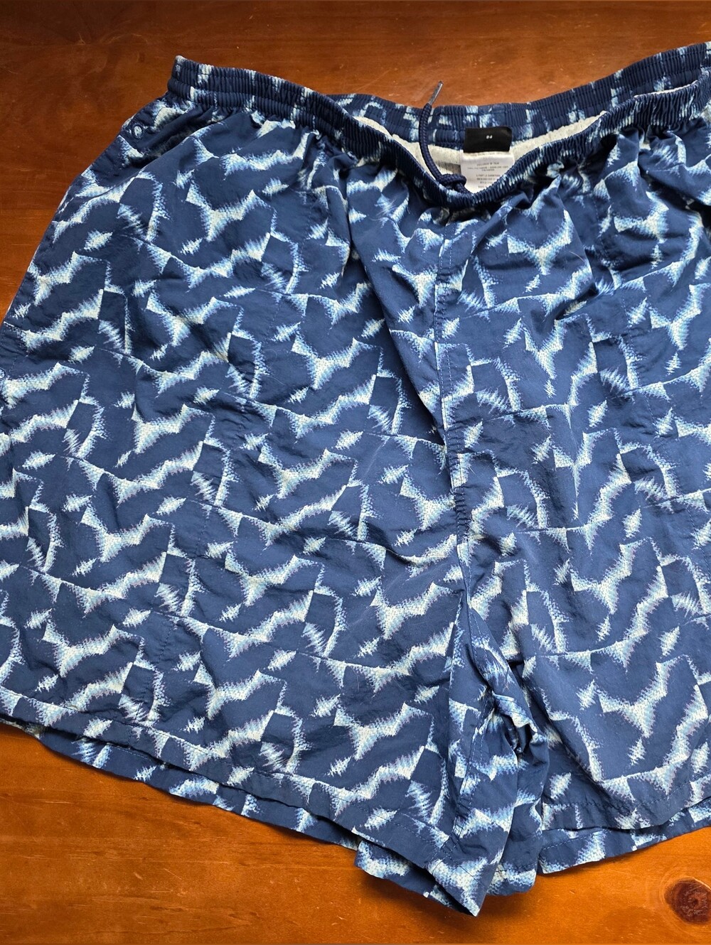 Patagonia Men's Blue Printed Swim Shorts